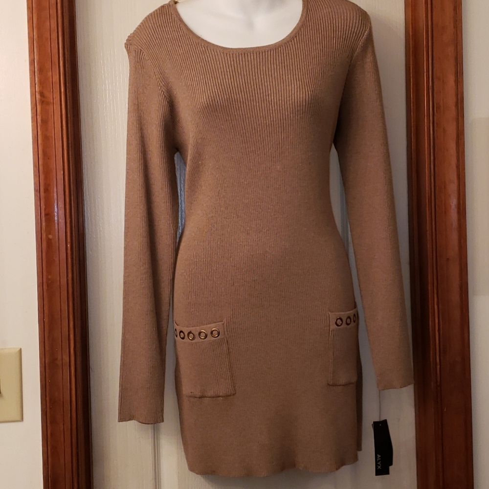 Alyx Brown Tunic Sweater
